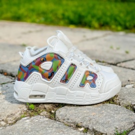 GHETE AIR UNISEX WHITE&COLORED ABAR6