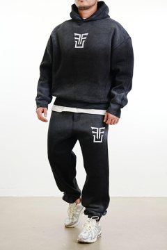 TRENING OVERSIZED UNEFFECTED BLACK TRAS204(UNF-122) - Img 2
