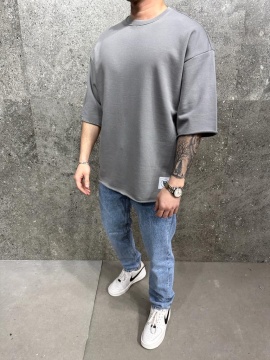 TRICOU CLASIC OVERSIZE SMOKED-ANTHRACITE TSAS453(6049) - Img 2