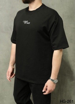 TRICOU OVERSIZED LOVED BY GOD BLACK TSAS473(HG261-1) - Img 2