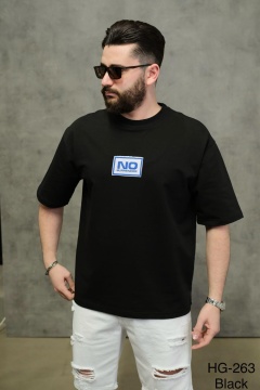 TRICOU OVERSIZED NO SURRENDER FIGHT BLACK TSAS476(HG263) - Img 2