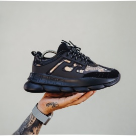 ADIDASI SNEAKERS CHAIN REACTION BLACK-GOLD ABCR3(059-1) - Img 3