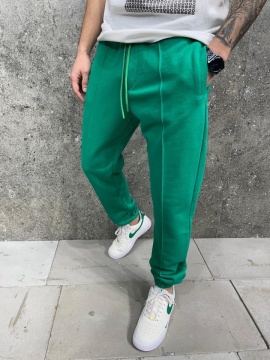 PANTALONI JOGGER FIT GREEN BGAS1147(AJ6269) - Img 1