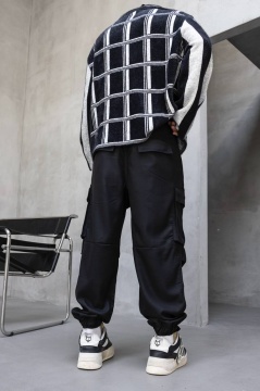 PANTALONI JOGGERS CARGO RELAXED FIT – STREETWEAR BLACK BGBLACK5(17382) - Img 5