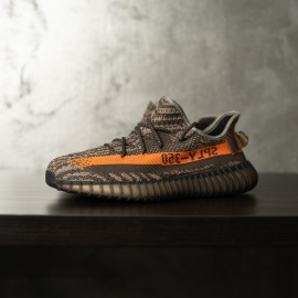 SNEAKERS BARBATI YEEZY SPLY-350 STREETWEAR BROWN YELLOW ABYZ17(103-3) - Img 4