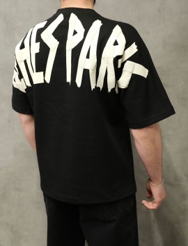 TRICOU OVERSIZED RICHES PARIS BLACK TSAS475(1019-1)