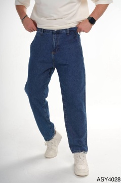 BLUGI BĂRBAȚI DENIM RELAXED FIT BLUE CLASSIC BGAS1166(ASY4028) - Img 2