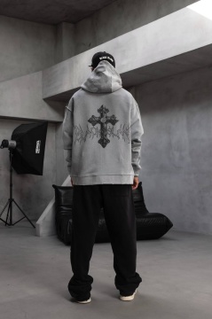 HANORAC OVERSIZE CRUCIFIX GREY HNBLACK2(1948) - Img 3