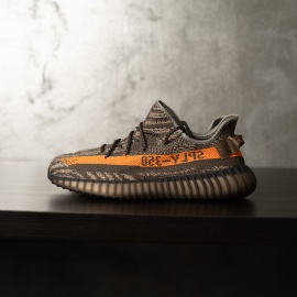 SNEAKERS BARBATI YEEZY SPLY-350 STREETWEAR BROWN YELLOW ABYZ17(103-3)