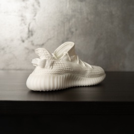 SNEAKERS BARBATI YEEZY STREETWEAR TRIPLE WHITE ABYZ22 - Img 2