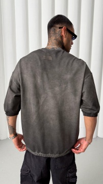 TRICOU OIL WASH BASIC BLACK-SMOKED TSMH2(M25-27) - Img 2