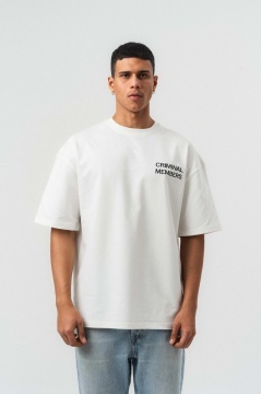 TRICOU OVERSIZE CRIMINAL MEMBERS – WHITE TSES9(238) - Img 2