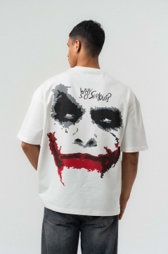 TRICOU OVERSIZE WHY SO SERIOUS – WHITE TSES11(251) - Img 2