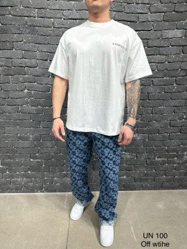 TRICOU OVERSIZED UNEFFECTED RACER OFF-WHITE TSAS425(UN-100) - Img 2