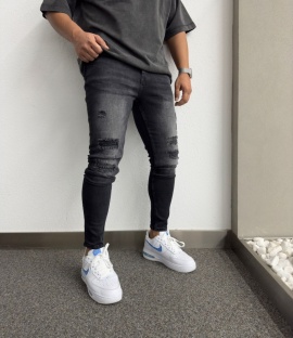 BLUGI SKINNY FIT SPLASH BLACK BGKM5(1161) - Img 2