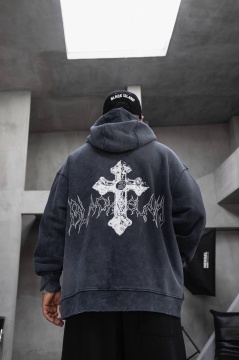 HANORAC OVERSIZE CRUCIFIX ANTRACIT HNBLACK1(1948) - Img 4