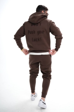 SET TRENING PRM FASHION OVERSIZED PREMIUM CHOCOLATE BROWN TRAS215(6079) - Img 4