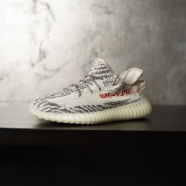 SNEAKERS BARBATI YEEZY ZEBRA SPLY-350 WHITE-LIGHT-GRAY ABYZ1(103-5) - Img 3