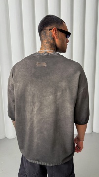 TRICOU OIL WASH BASIC BLACK-SMOKED TSMH2(M25-27) - Img 3