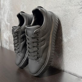 ADIDASI SNEAKERS BARBATI ALL BLACK PLATFORM STREETWEAR - Img 2