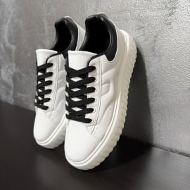 ADIDASI SNEAKERS BARBATI WHITE-BLACK PLATFORM STREETWEAR - Img 2