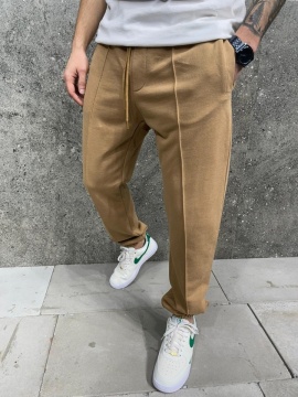 PANTALONI JOGGER FIT BEIGE BGAS1148(AJ6269) - Img 1