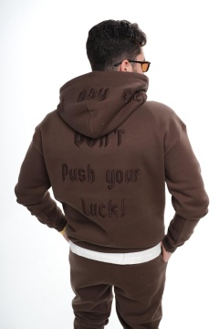 SET TRENING PRM FASHION OVERSIZED PREMIUM CHOCOLATE BROWN TRAS215(6079)