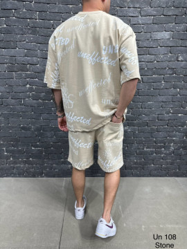 TRENING OVERSIZED UNEFFECTED STONE-BEIGE TRAS197(UN-108) - Img 2