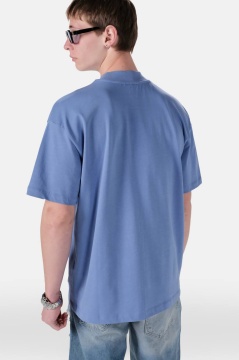 TRICOU BARBATI OVERSIZED ICE-BLUE MINIMAL TECH STREETWEAR