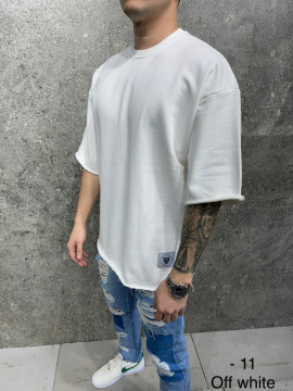 TRICOU CLASIC OVERSIZE ECRU-WHITE TSAS338(6049) - Img 2