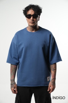 TRICOU CLASIC OVERSIZE INDIGO-BLUE TSAS455(6049)