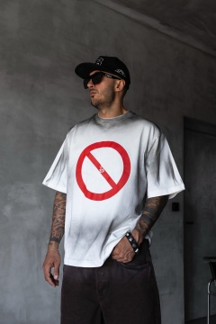 TRICOU OVERSIZE FORBIDDEN WHITE TSBI14(1871) - Img 1