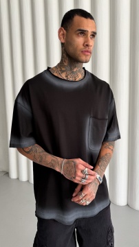 TRICOU OVERSIZE SPRAY BLACK TSMH10(M25-11) - Img 4