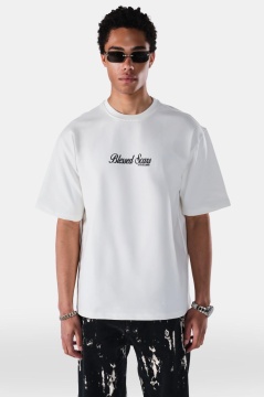 TRICOU OVERSIZED BLESSED SCARS OFF WHITE TSAS480(HG265) - Img 2