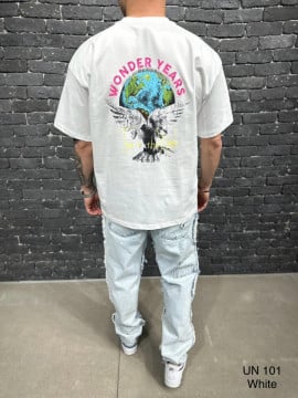 TRICOU OVERSIZED UNEFFECTED WONDER OFF-WHITE TSAS433(UN-101) - Img 1