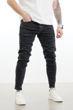 BLUGI SLIM FIT CLASIC BLACK-GREY BGAS1151(9941) - Img 2