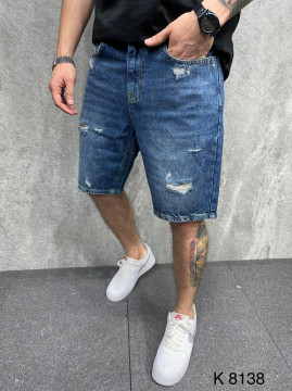 PANTALONI SCURTI CASUAL DARKBLUE PSAS81(8138)
