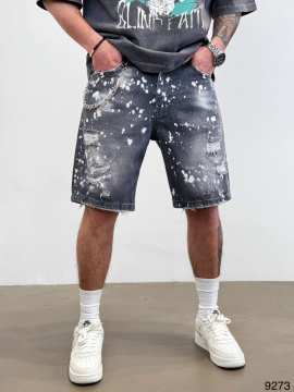 PANTALONI SCURTI RUPTI SPLASH SMOKED-GREY PSAS186(9403) - Img 1