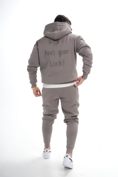 SET TRENING PRM FASHION OVERSIZED PREMIUM SMOKED-GREY TRAS217(6079) - Img 2