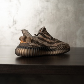 SNEAKERS BARBATI YEEZY SPLY-350 STREETWEAR BROWN YELLOW ABYZ17(103-3) - Img 2