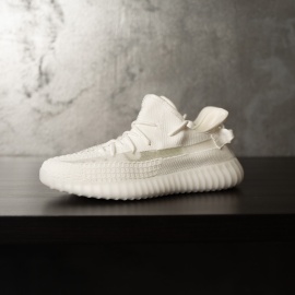 SNEAKERS BARBATI YEEZY STREETWEAR TRIPLE WHITE ABYZ22 - Img 3