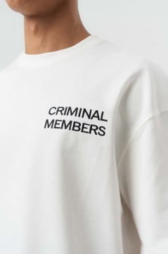 TRICOU OVERSIZE CRIMINAL MEMBERS – WHITE TSES9(238) - Img 3