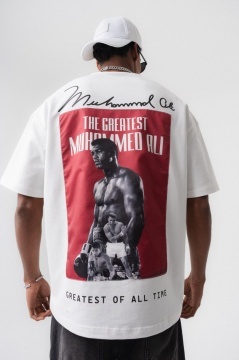 TRICOU OVERSIZE MUHAMMAD ALI THE GREATEST – WHITE TSES1(189)