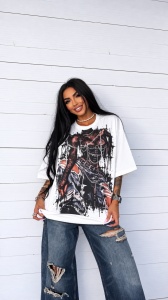 Tricou Oversized by JDR 0882 - Img 2