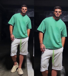 Set 2 piese ( Tricou oversized și Pantaloni ) by JDR 0705