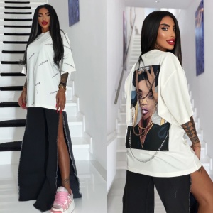 Tricou Oversized accesorizat by JDR 0848