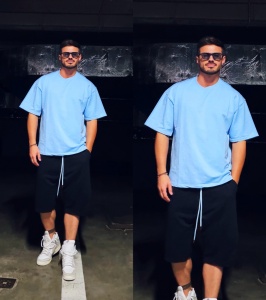 Set 2 piese ( Tricou oversized și Pantaloni ) by JDR 0706