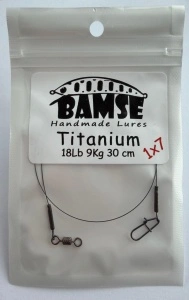 Struna Titanium 1x7 9kg 30cm 18LB Bamse Handmade