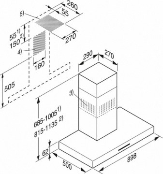 Hota PUR 98 W, 90 cm - Img 2