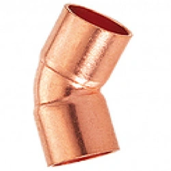 Curba teava cupru D10 mama - mama 45 grd.